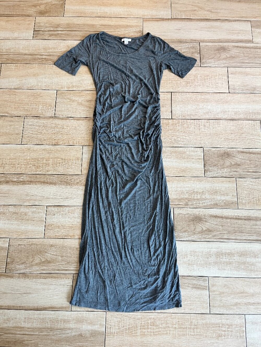 Womens Motherhood Maternity Grey Maxi Dress - M - Picture 1 of 5